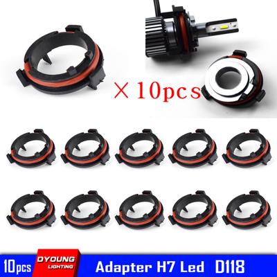 10x H7 Led Adapter For Opel Honda CRV Mazda VW Volkswagen Saveiro Lamp Base Car Accessories Goods Socket Retainer D118