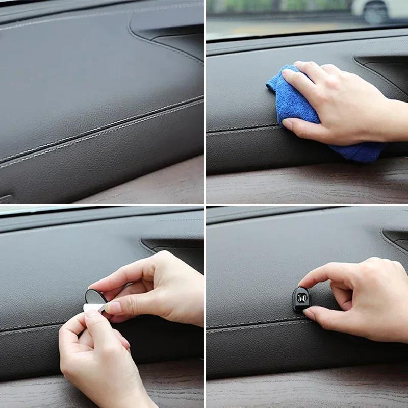 Car Hot FIT Mini Car Hook Organizer Storage USB Cable Key Storage Self Adhesive Wall Hook For Honda Civic Dio Crv Fit CR-V Acco