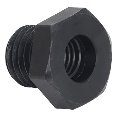 Woodworking Lathe Adapter Turning Tool Headstock Spindle Reducer Sleeve 25mm Male Thread 18mm Female Thread Black