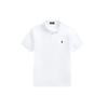 Polo Couleur Unie Décontracté Confortable Manches Courtes Polo Hommes Hauts Blanc MNPOKNI1N821658-100