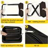 2-in-1 Portable Folding Outdoor Chair with Shoulder Strap, Lightweight Durable Chair for Camping, Hiking, Fishing and Travel