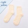 Candy Color Socks Warm Socks Plush Socks Female Coral Fleece Mid Calf Floor Socks Women's Socks