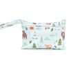 Wet Dry Baby Diaper Bag Mommy Toiletry Bags with Zippered Baby Diapers Waterproof Organizer Reusable