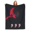Juice WRLD Music Fuzzy Throw Blanket Xcm for Sofa Bedding The Party Never Ends Funny Lounge Blanket