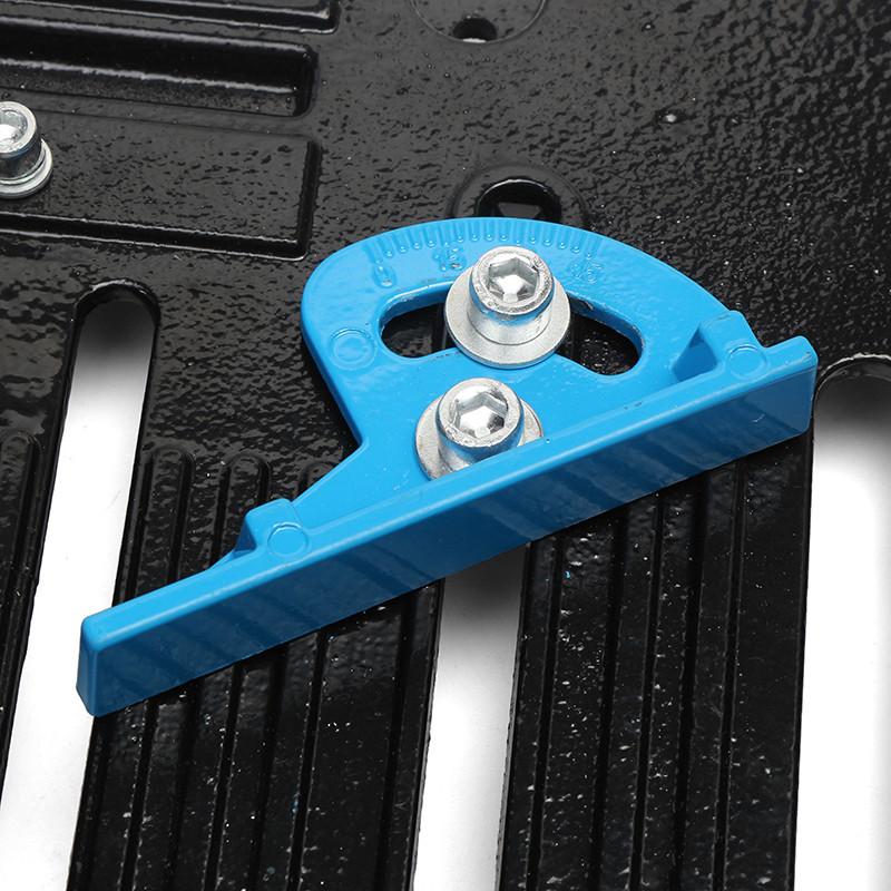 115-125 Angle Grinder Stand Grinder Holder Support Cast Iron Base Bracket Holder Sliver+Blue