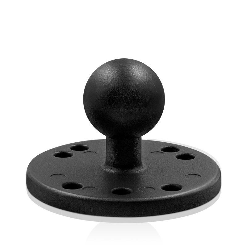25mm / 1 Inch Ball Mount AMPS Round Adapter Plate Ram Mount for Industry Dual Ball Socket Arm for Garmin Lowrance Humminbird