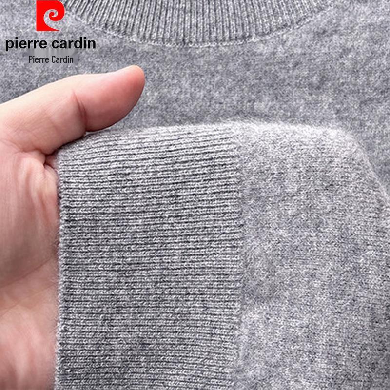 Pierre Cardin Men's Premium Wool-Blend Crewneck Sweater