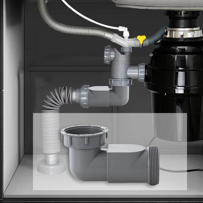 Kitchen Sink Drain Adapter Tube Connector Easy To Install Sewer Hose Fitting for Bathroom Dishwasher