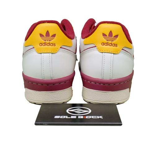 adidas Rivalry 86 Low Bianco Borgogna Collegiate Giallo Crew - IE7159