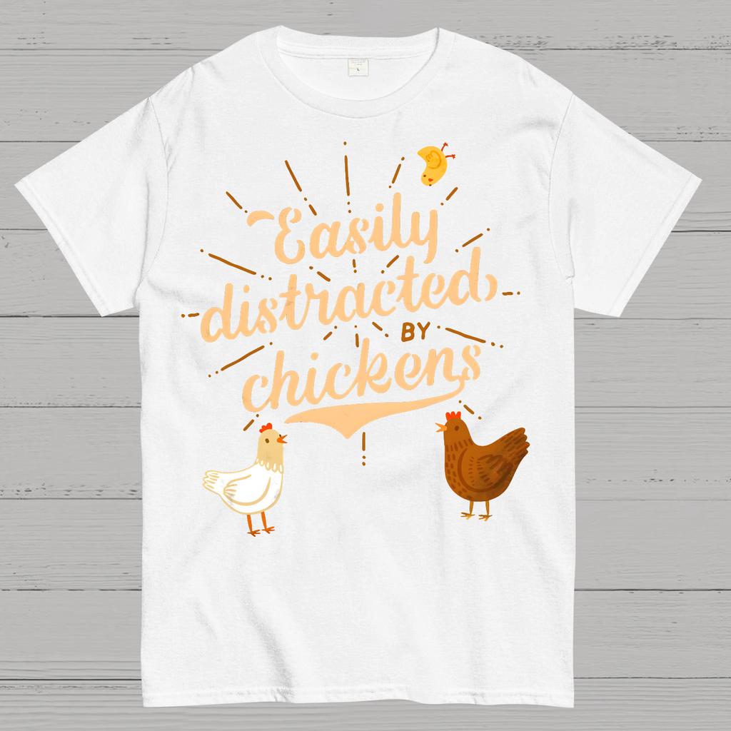 Funny Chicken Cotton Summer Casual Cool Loose T-Shirt