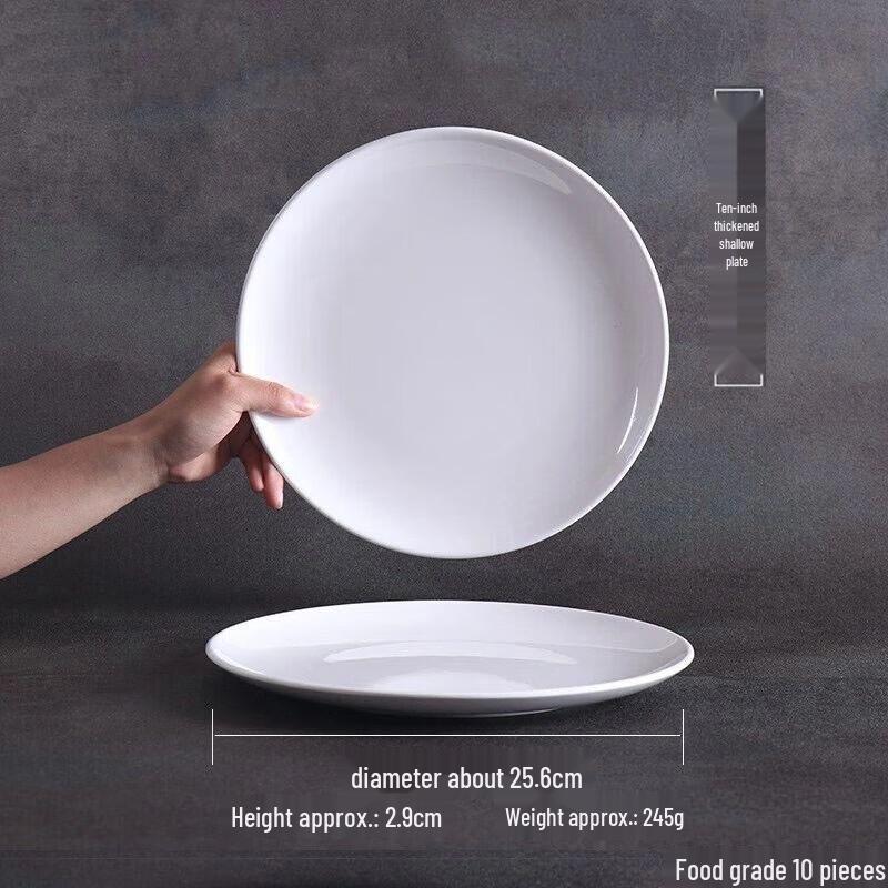 Huihuang A5 Melamine Commercial Buffet Shallow Plate