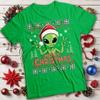 Alien Weihnachts-T-Shirt Lustig Hässlich Herren und Damen T-Shirt #MC
