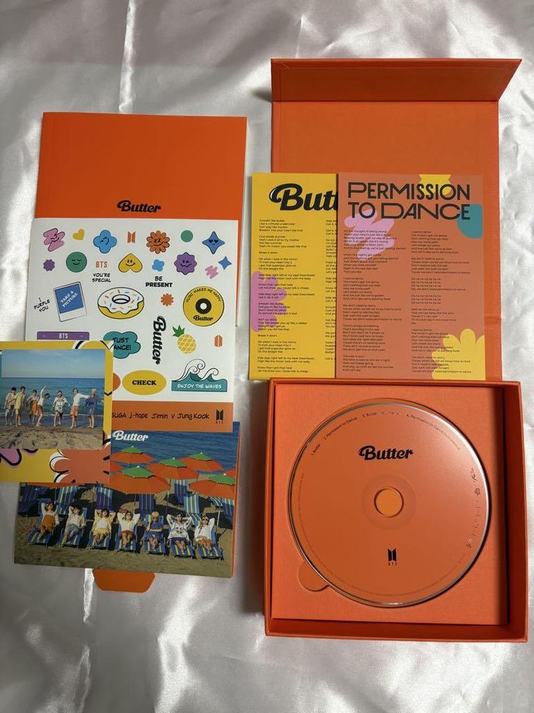 [USED] BTS Album Butter Jin Jungkook Trading Card Weverse Bonus