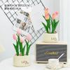 Simulation flower bouquet decoration, living room dining table flower arrangement ornament, table top flower arrangement
