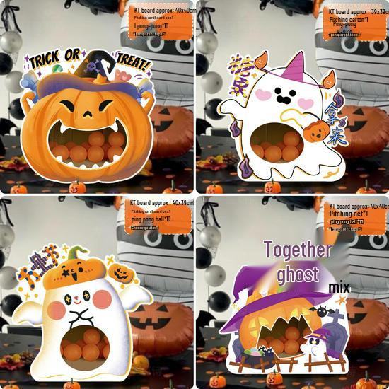 DIY Halloween Pumpkin Throwing Game Props for Kindergarten Decoration