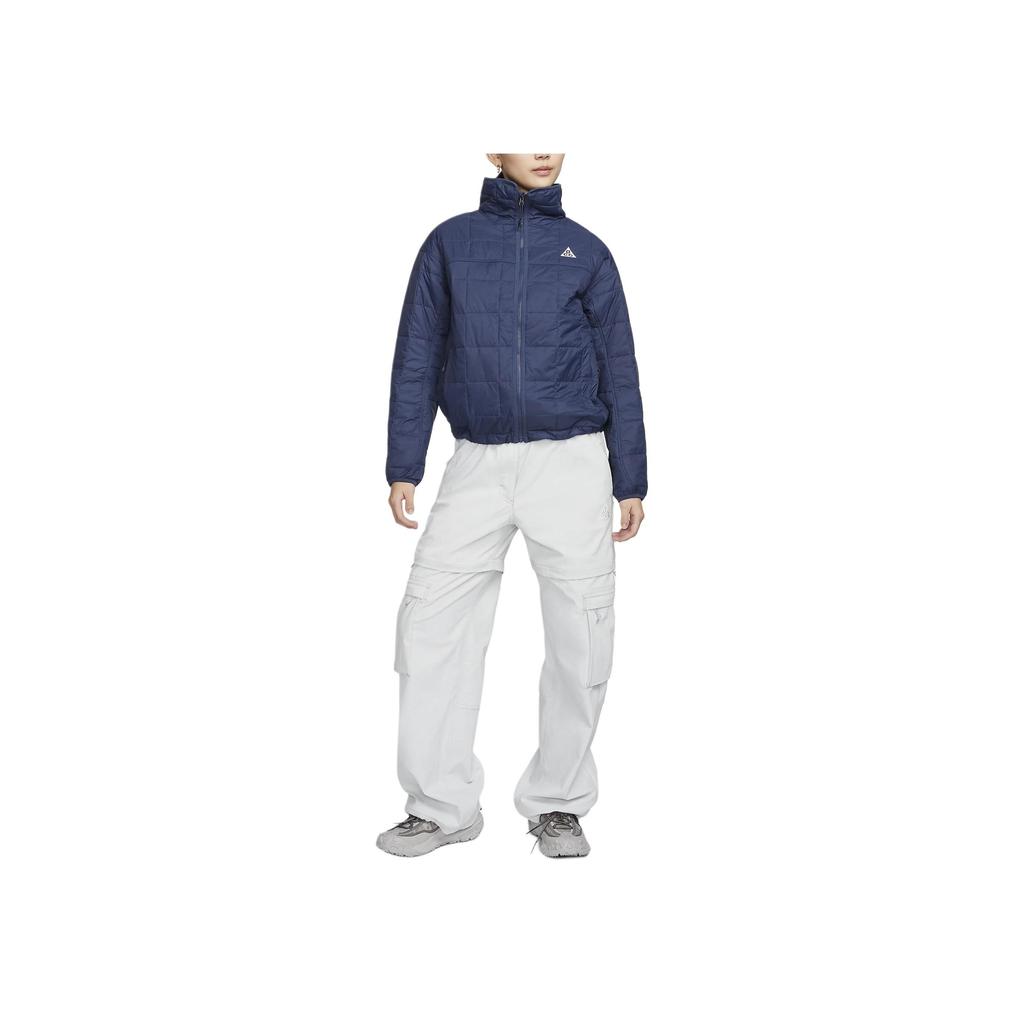 Nike ACG Therma-FIT Rope De Dope Solid Color Stand Collar Zip Casual Jacket Women Jacket Thunder-Blue FN1944-437