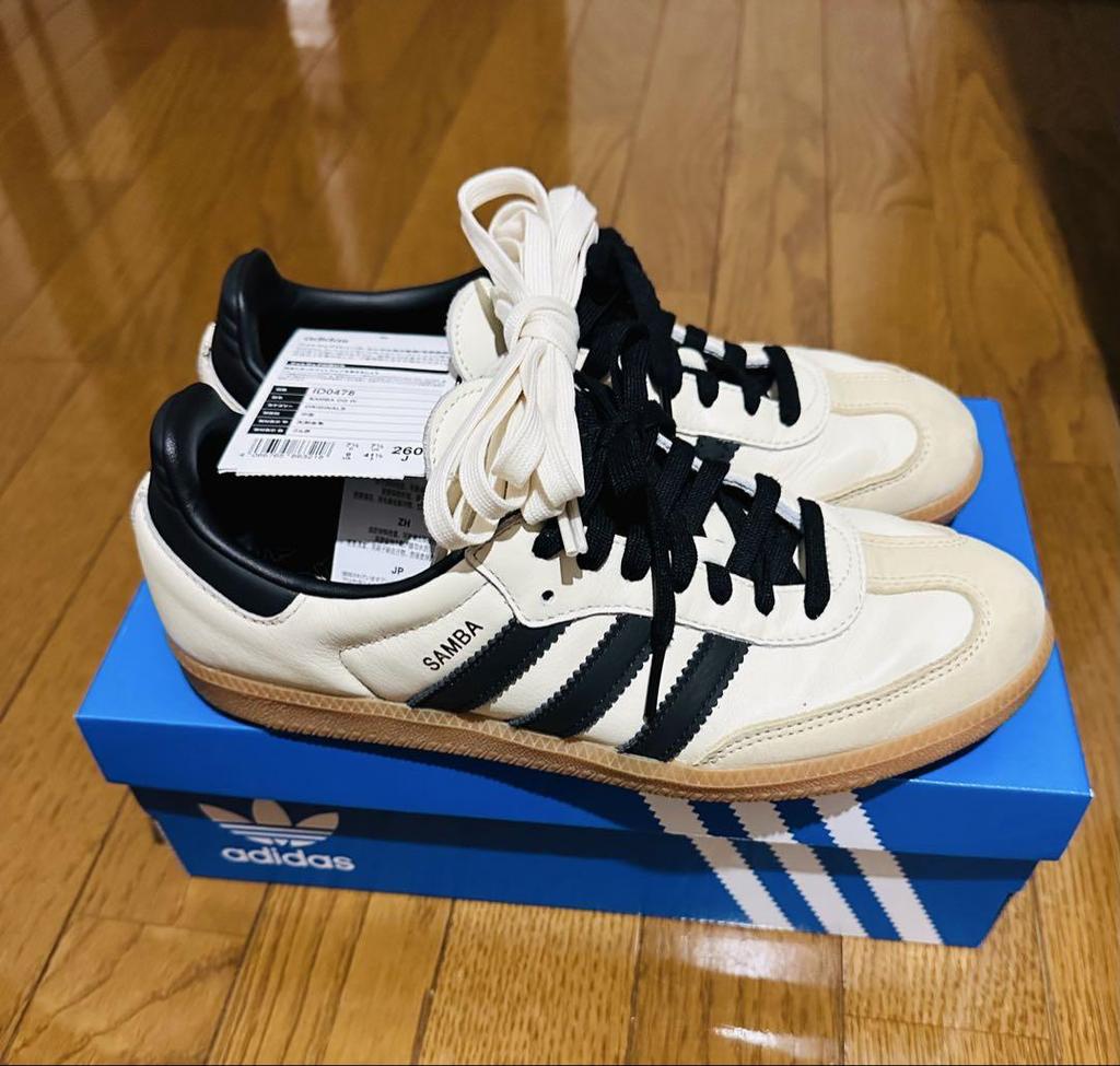 [USED] adidas Sumba 26.0 Cream White