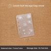 PVC Glitter Transparent A7/M5 Loose-Leaf Notebook & Storage Set