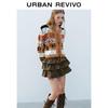 UR Women's 2025 Spring Retro Fair Isle Knit Cardigan