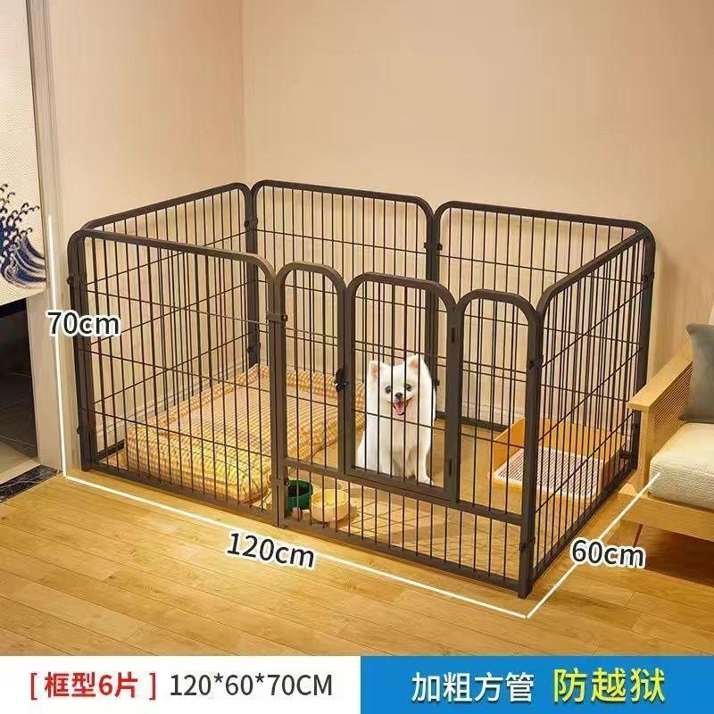 Recinto Gioco per Animali da Interno per Cani Piccoli Medi Casa Portatile per Cuccioli con Porta Gabbia in Metallo Ferro per Teddy Barriera Domestica Recinto per Cani
