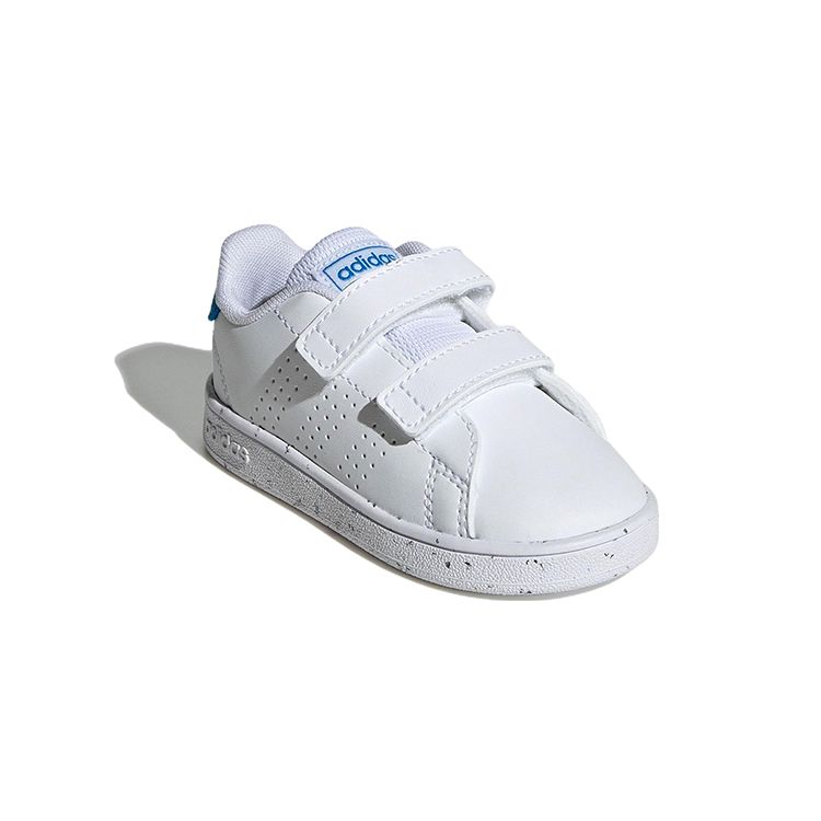 Adidas Neo Advantage Advancourt Fabric Comfortable Non-Slip Durable Low-Top Skate Shoes Baby Sneakers White Blue GW6498