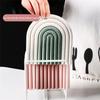 Kitchen Heat-resistant Table Ddecoration and Accessories Home Rainbow Silicone Table Mat Removable Washsble Table Placemats