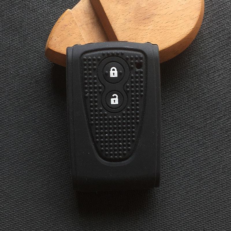 Silicone Rubber key fob case cover holder protect cap set skin hood for daihatsu Move Copen la400k 2button key