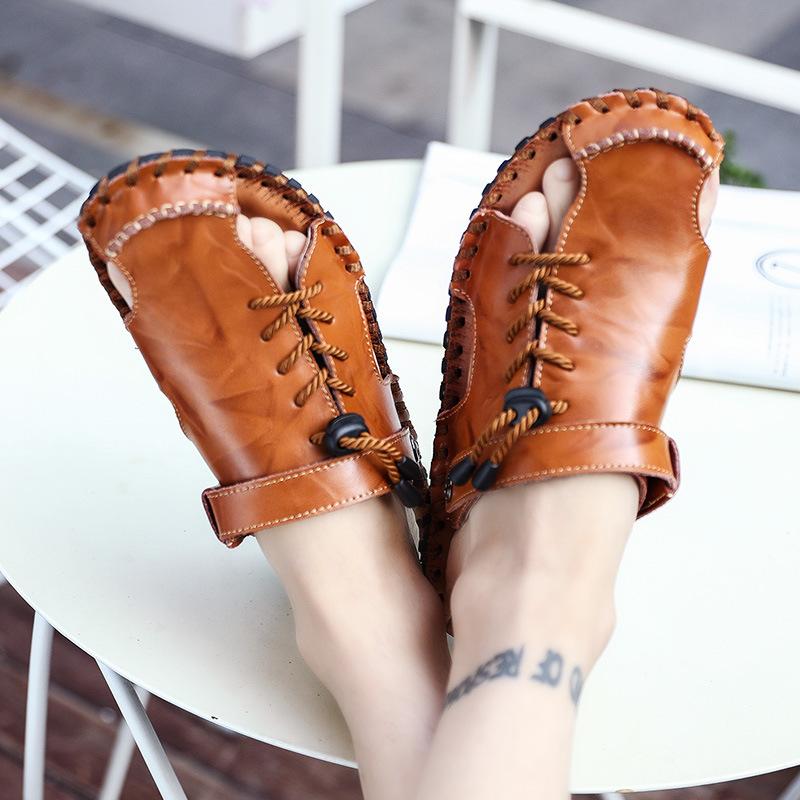 

9708 summer new trend casual sandals men s shoes outdoor leisure beach wading dual-purpose large size men s shoes 47