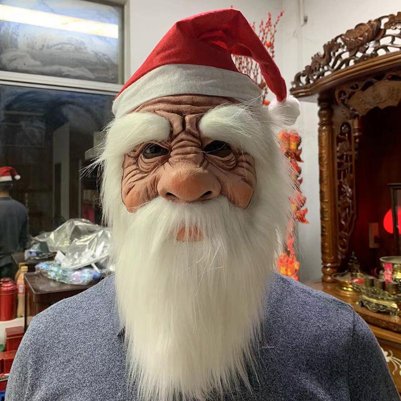 Santa Claus Mask for Christmas Parties and Role-Playing