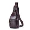 Genuine Leather Crossbody Bag, Retro Cowhide Men's Front Shoulder Bag