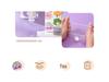 Eggplant Purple Sink Filter Net Bag for Kitchen Drain and Vegetable Washing