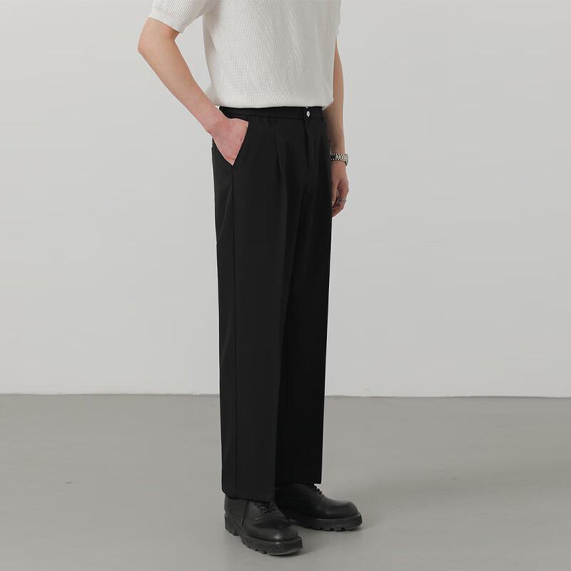 SWAMP AREA Men's Loose Straight-Leg Casual Trousers