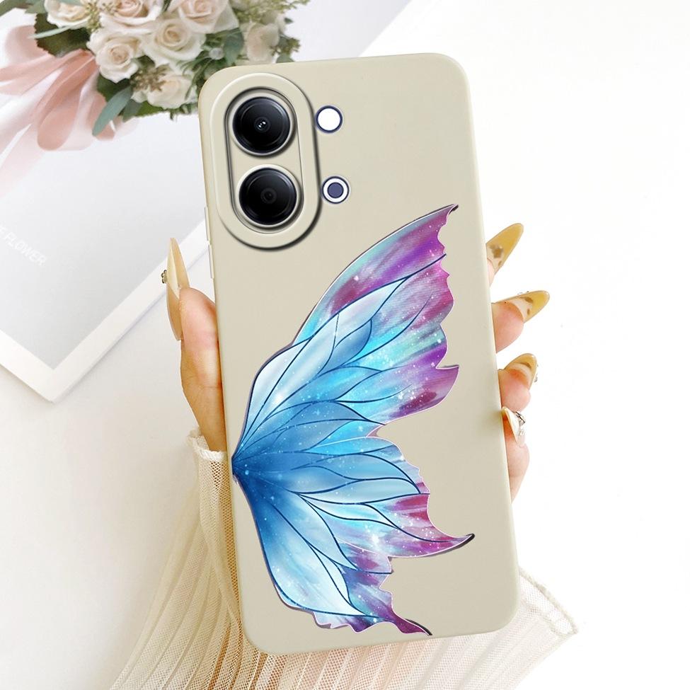 For Vivo Y05 Case Cover Cute Kawaii Luxury Fashion Flowers Cool Painted Silicone Casing For VivoY05