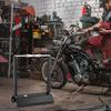 Echilibratoare Roți Motocicletă Heavy Duty Stand Echilibrare Roți Motocicletă Stand Reparare Roți Cu Conuri de Centrare Reglabile Pentru