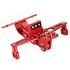 Motorcycle License Plate Bracket  ,   Aluminum Red Rr License Plate Mount Holder with LED Light