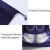 8Pcs Drawstring Shoes Storage Bags Non-woven Travel Bag Waterproof Large Shoes Organizer Pouch Clothing Classified Hanging Bags