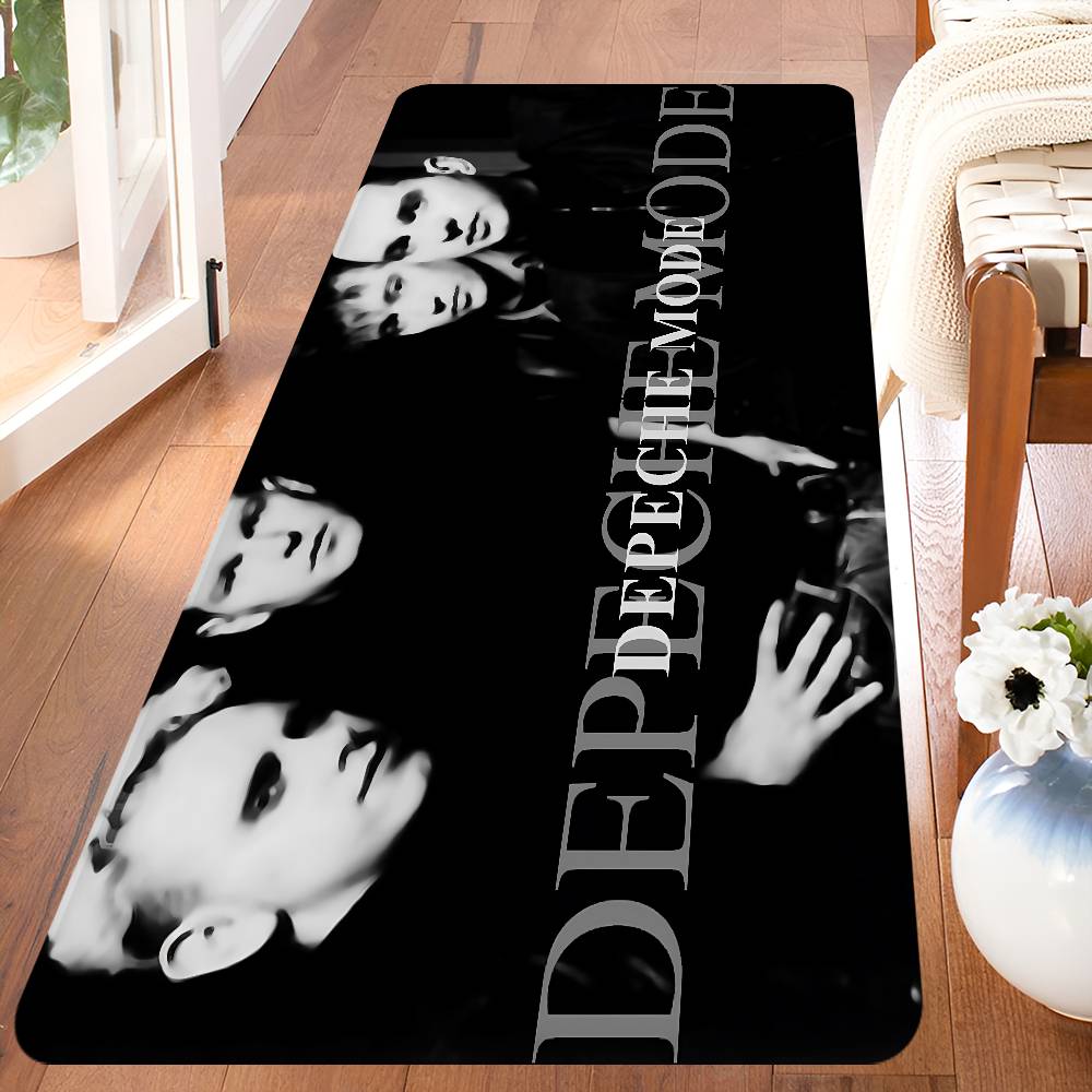 D-Depeche M-Mode Kitchen Mat Kids Room Bedroom Decoration Balcony Anti-Slip Doormat Living Room Alfombra