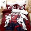 Anime Game Helltaker Bedding Set Printed Bed Set With Pillowcase Bed Duvet Cover Soft Queen King Size Bedclothes Home Boys Adult