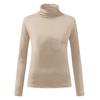 Women's Turtleneck Long Sleeve Shirts Mock Neck Slim Fitted Casual Layer Tee Tops