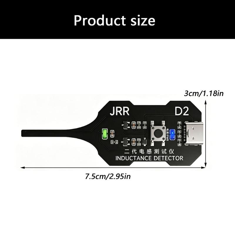 Multifunctional Inductor Tester Motherboards Coil Tester Component Fault Detector For Hobbyists And Technicians