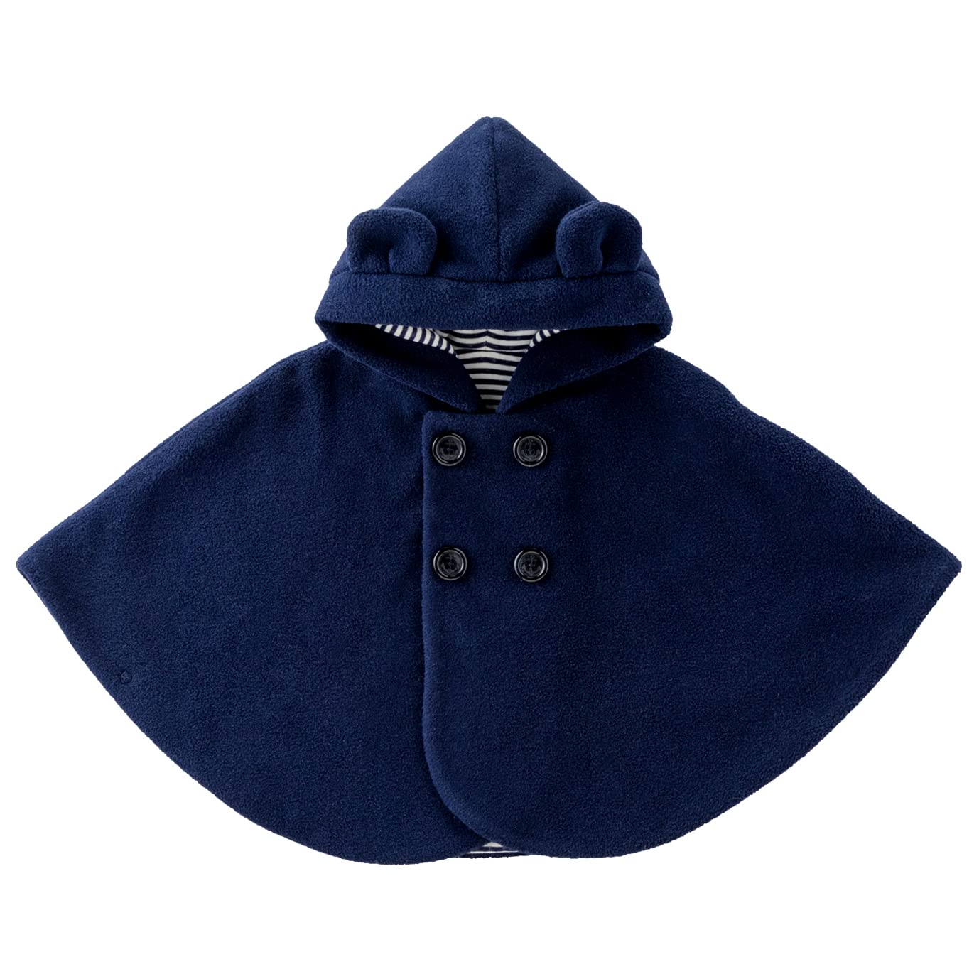 

Размеры Baby Castle Сделано в Японии Плащ на двойных пуговицах, 60-90, Темно-синий,