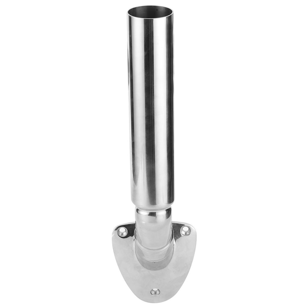 Fishing Rod Polished Holder Outrigger with Deck Mount Marine Yatch Pole Stainless Steel Hold Pipe Tube 40mm