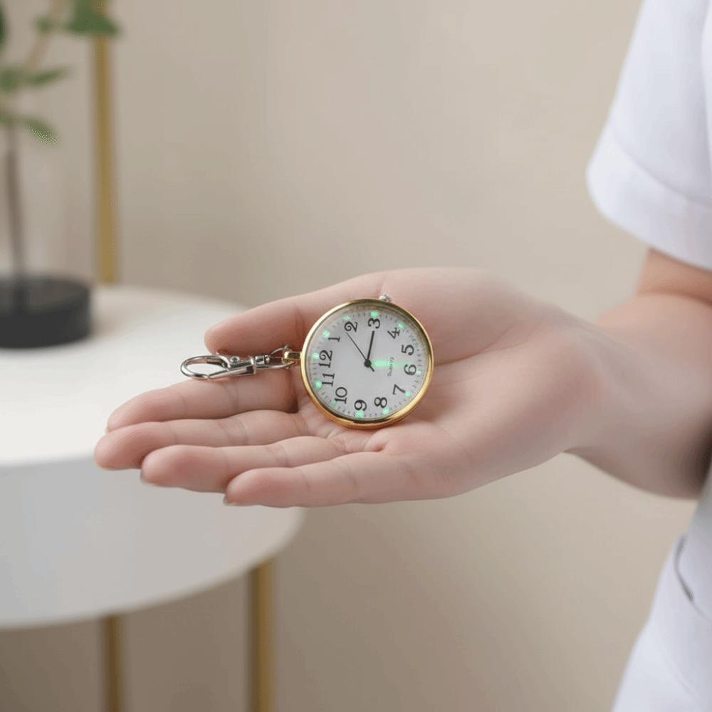 Easy Reading Key Chain Fob Clock Big Numbers Student Exam Timer  Hospital Shift