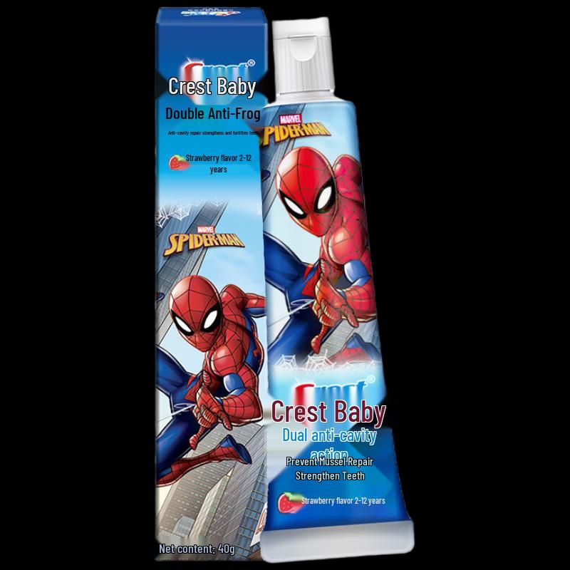 Crest Kids Spider-Man Dual-Action Anti-Cavity Toothpaste Set