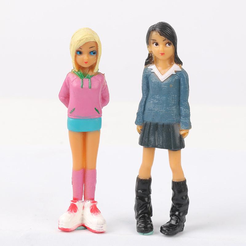 Girl Sexy 10pcs Figure Model Toy Girl Children Micro Landscape Decoration Doll