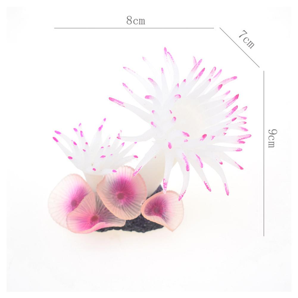 Simulation Silicone Coral for Aquarium Fish Bowl Decoration