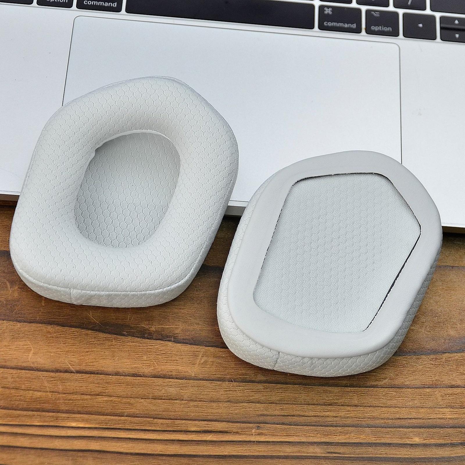 

Washable Fabric Football Net Ear Cushions for G533 G335 Headsets Nonslip Design Breathable Earmuffs Replacement серый
