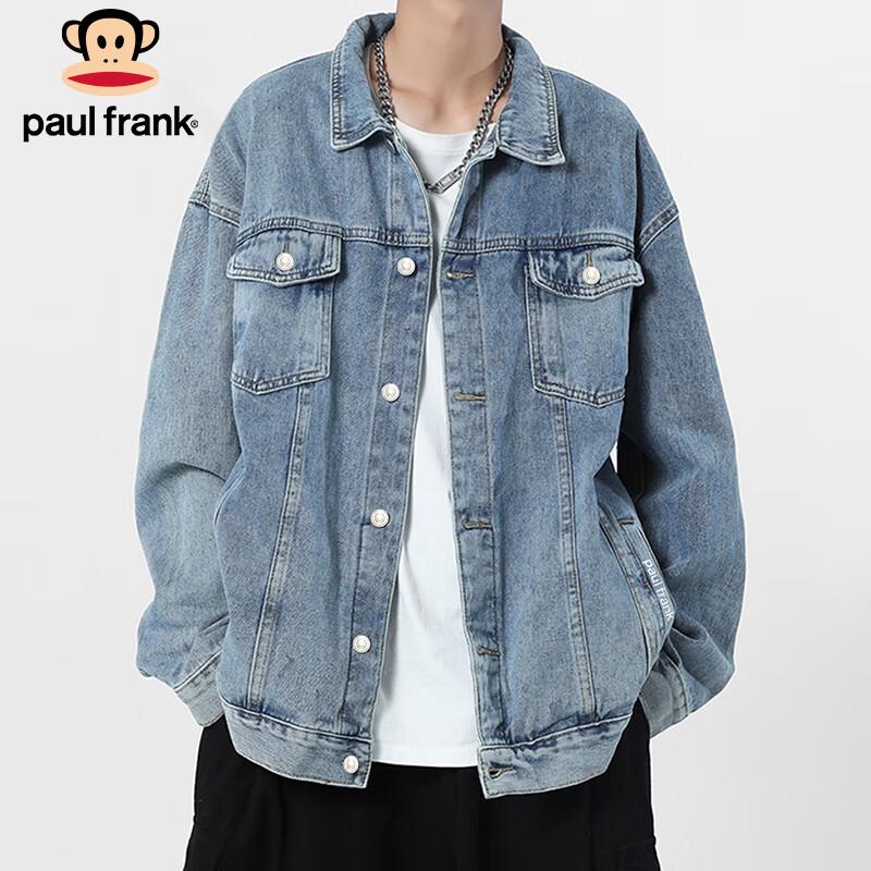Paul Frank Men's Retro Loose Fit Denim Jacket