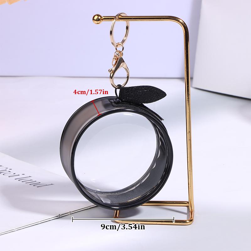 

Прозрачная сумка для демонстрации мини-кукол Mystery Box, универсальная сумка для демонстрации 9/12 см, портативная сумка для хранения, кошелек для наушников 9CM With Keychain