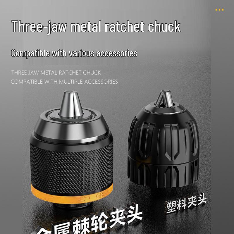 16.8V Brushless Lithium Hand Drill & Electric Screwdriver with Dual Speed and Self-Stopping